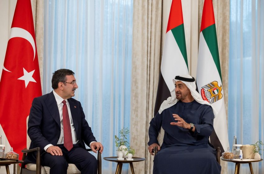  UAE President receives Turkish Vice President