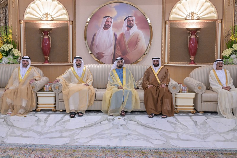  Mohammed bin Rashid receives Eid Al Adha well-wishers at Zaabil Palace Majlis