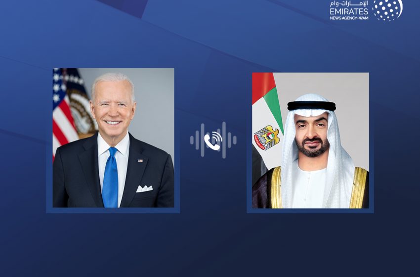  UAE and US Presidents discuss regional developments in phone call