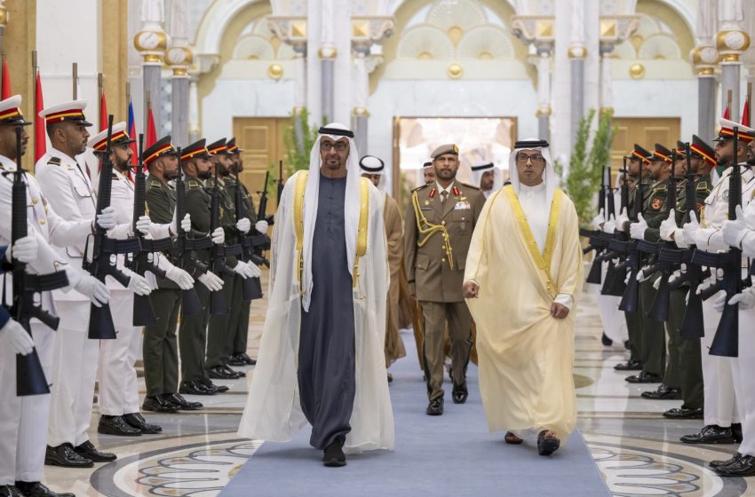  UAE President receives credentials of foreign ambassadors