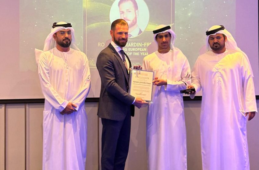  Romain GERARDIN-FRESSE wins Emirates Finest Business Awards