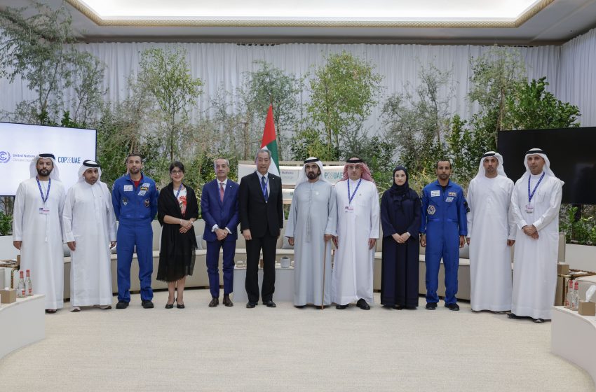  Mohammed bin Rashid meets with climate policy and space sector decision makers attending Space Agencies Leaders’ Summit at COP28