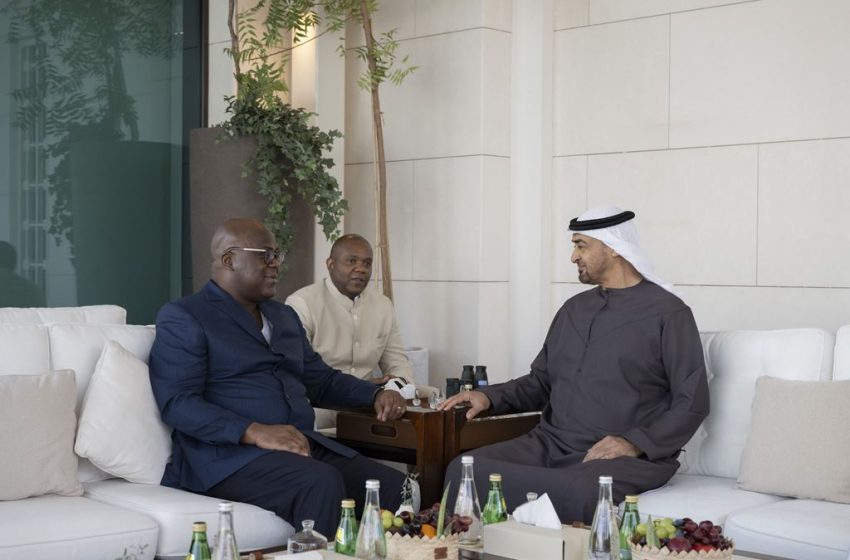  UAE President receives President of Democratic Republic of Congo