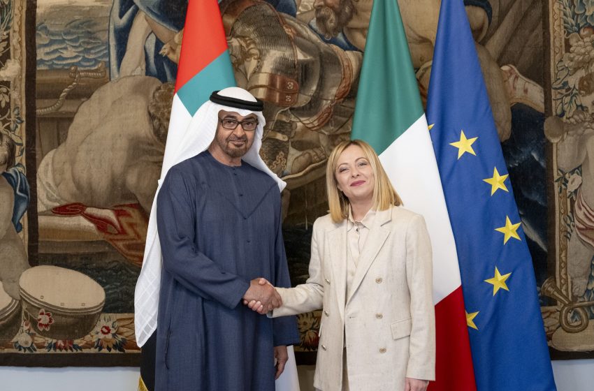  UAE President, Italian Prime Minister discuss strengthening bilateral relations in Rome