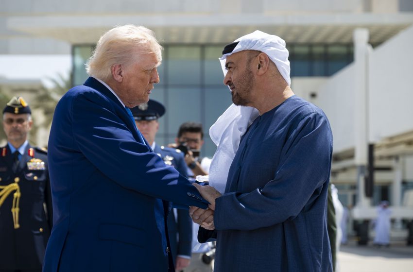 UAE President bids farewell as US President concludes state visit to the UAE