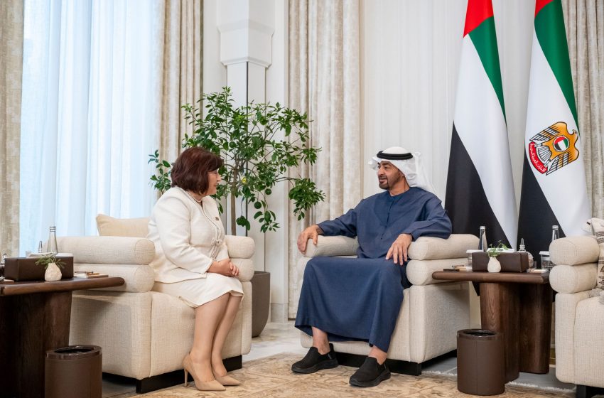 UAE President receives Speaker of Azerbaijan’s Milli Majlis